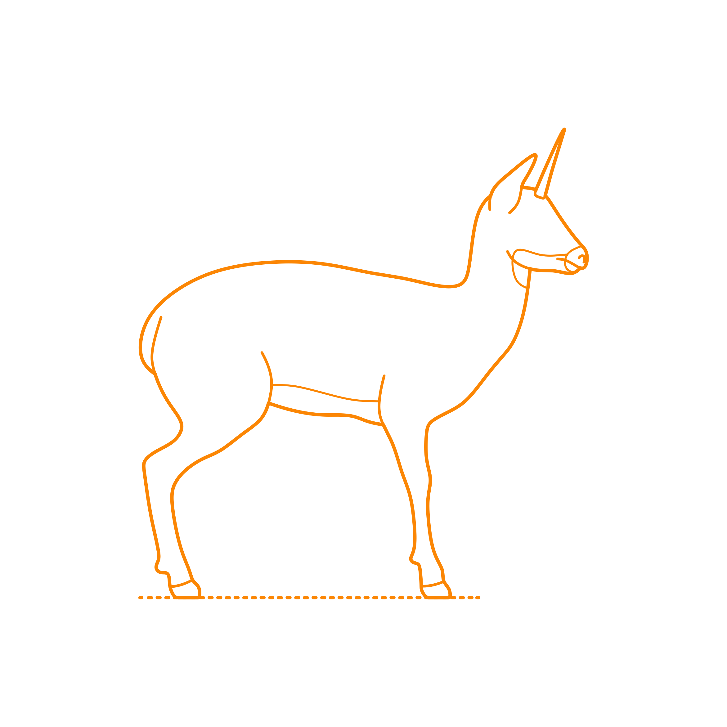 Animals Antelopes Klipspringer Silhouette Cutting Svg Files Free Vectors
